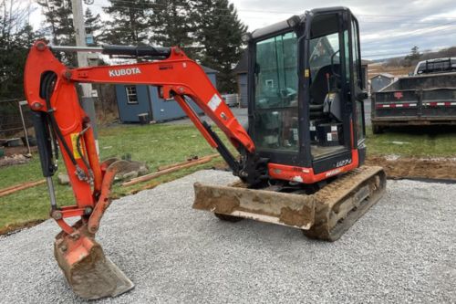 Putting In A Rock Pad For A Building